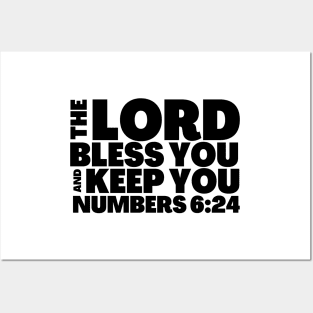 Numbers 6-24 Lord Bless You and Keep You Posters and Art